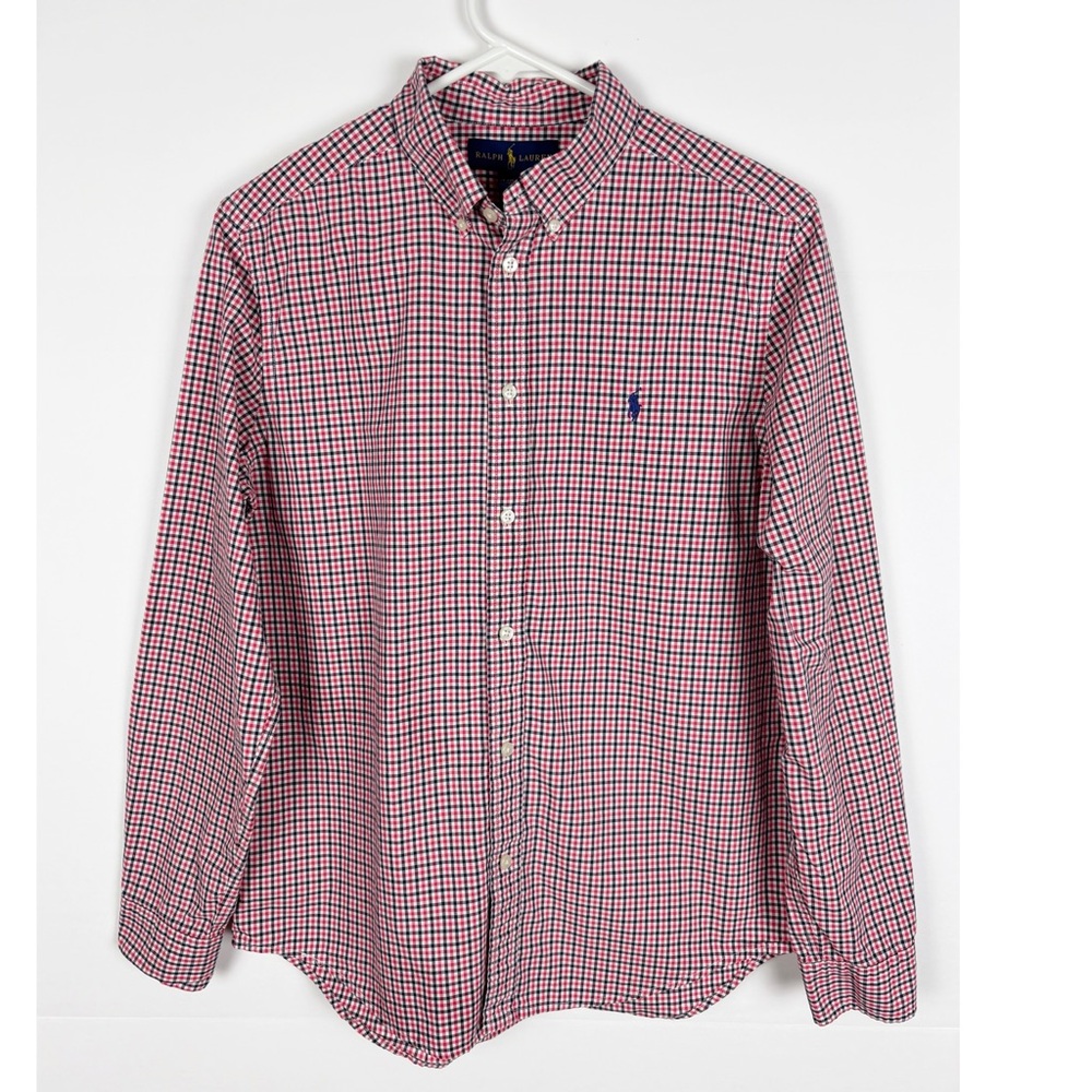 Ralph Lauren Button Down Shirt Boys Size XL 18-20 Long Sleeve